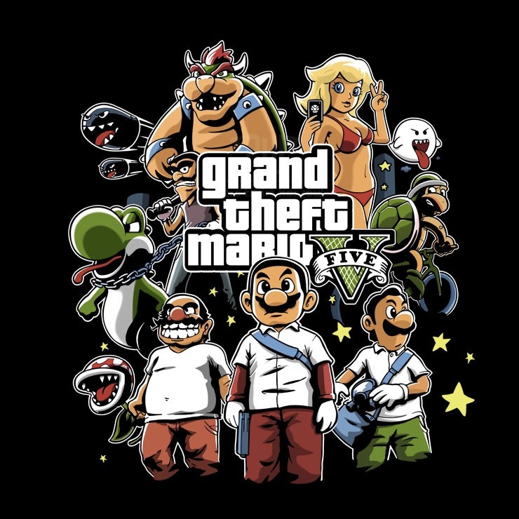 Grand Theft Mario V
