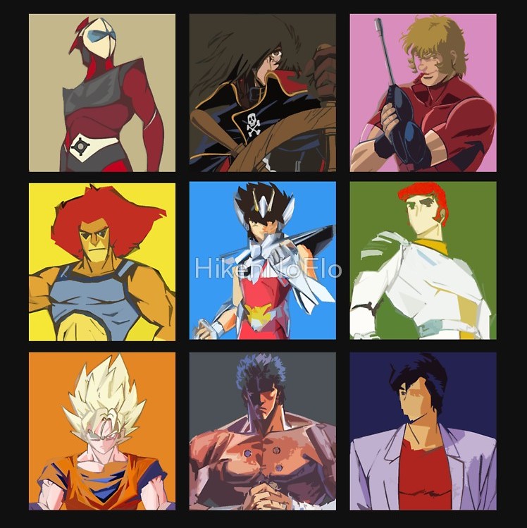 Anime stars of the 80