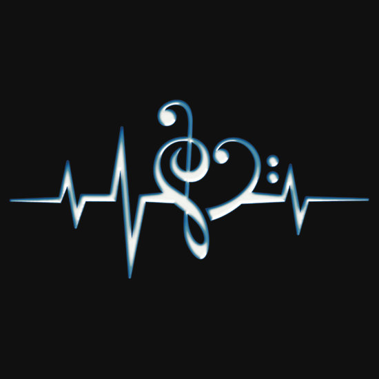 Music heart pulse