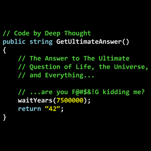 Code by Deep Thought